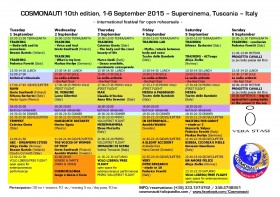 Cosmonauti 2015 - X edizione - www.progettiperlascena.org