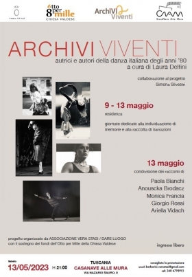 Archivi Viventi - ultimo incontro dal vivo - www.progettiperlascena.org